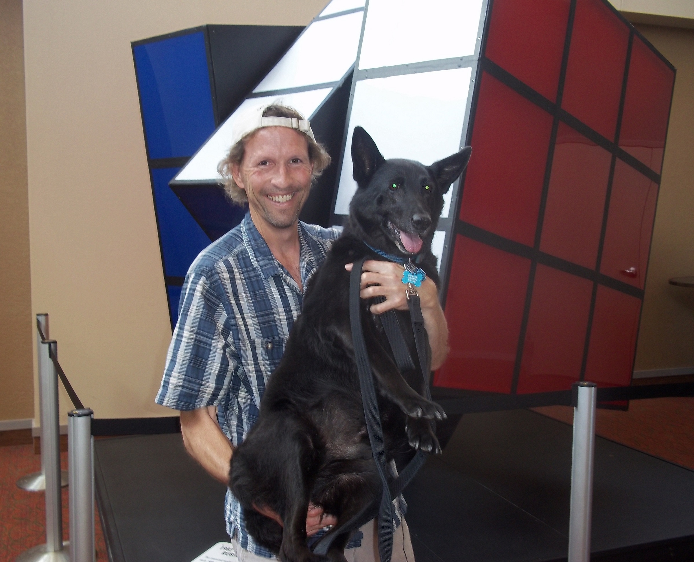 oscar lance huge rubiks cube