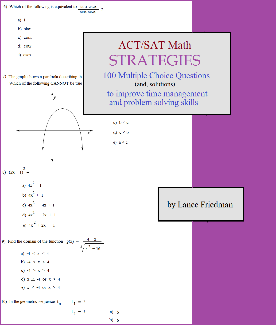 act sat test prep strategies