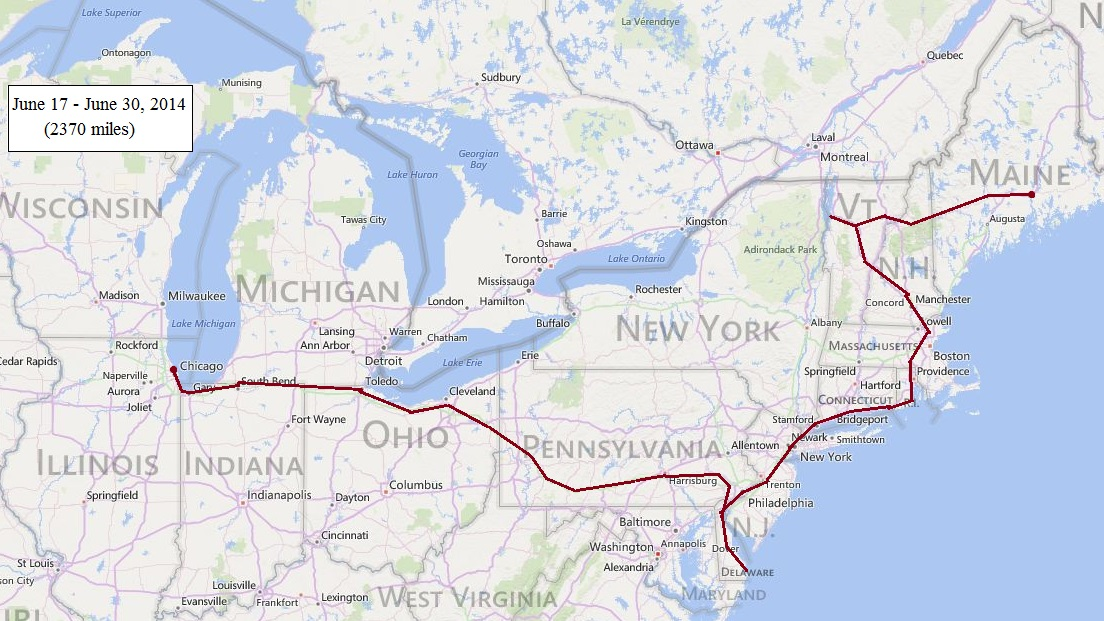 us summer road trip map
