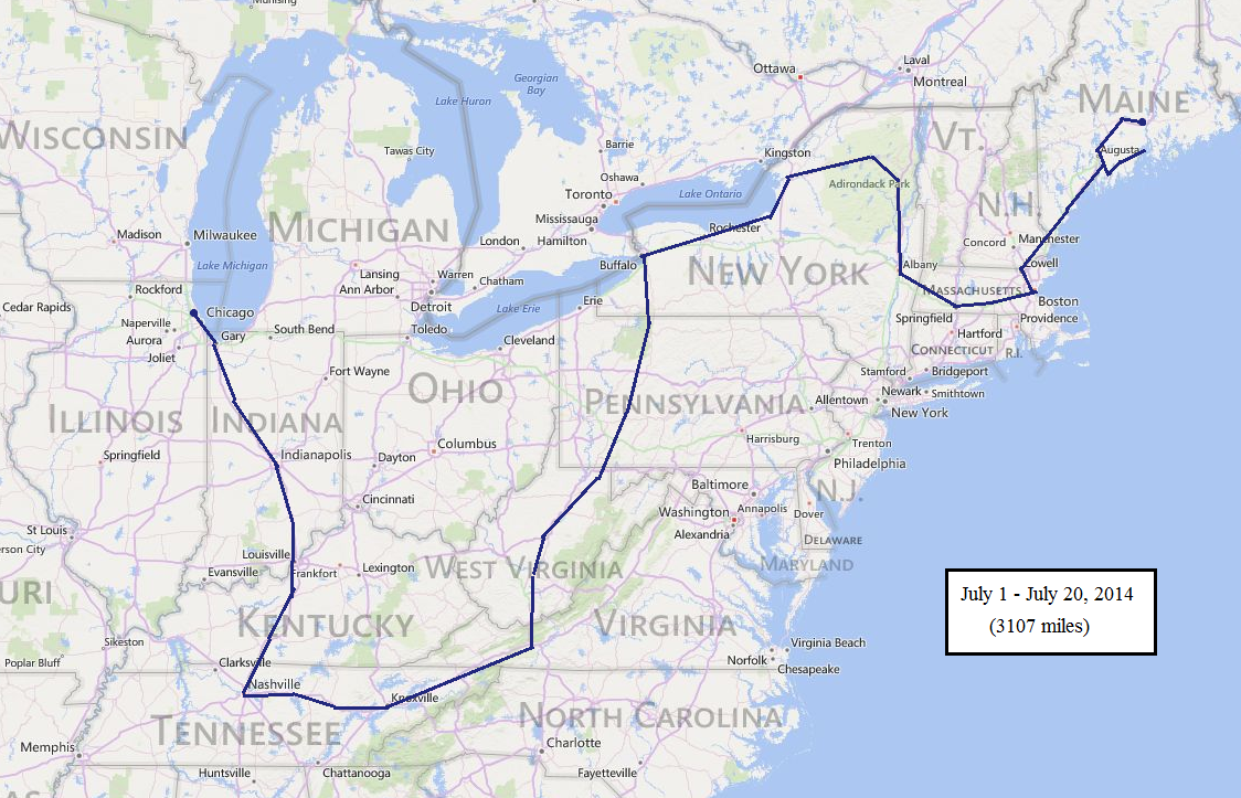 summer road trip map 2