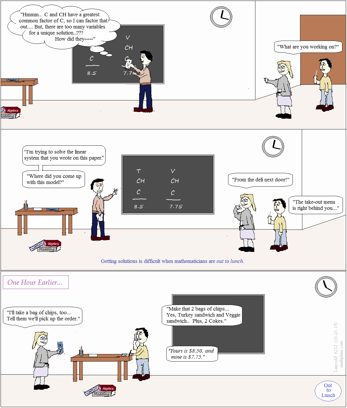 math comic 212 out to lunch