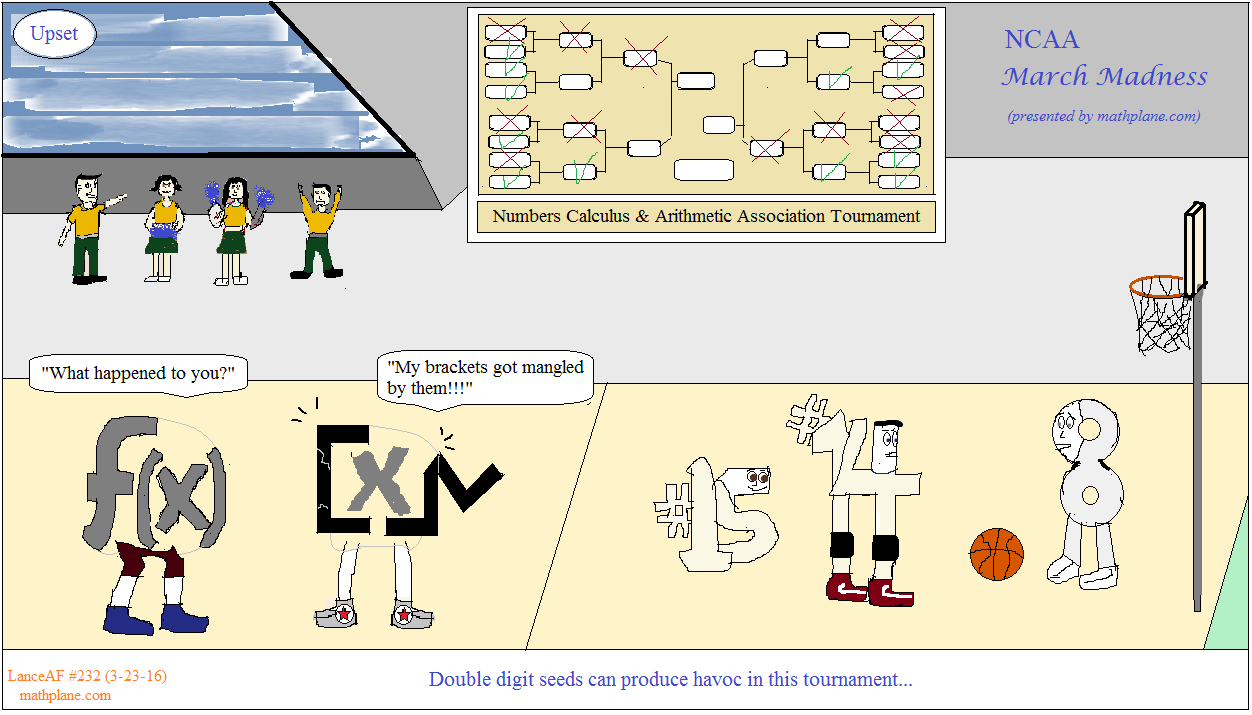 math comic 232 upset - ncaa tourney