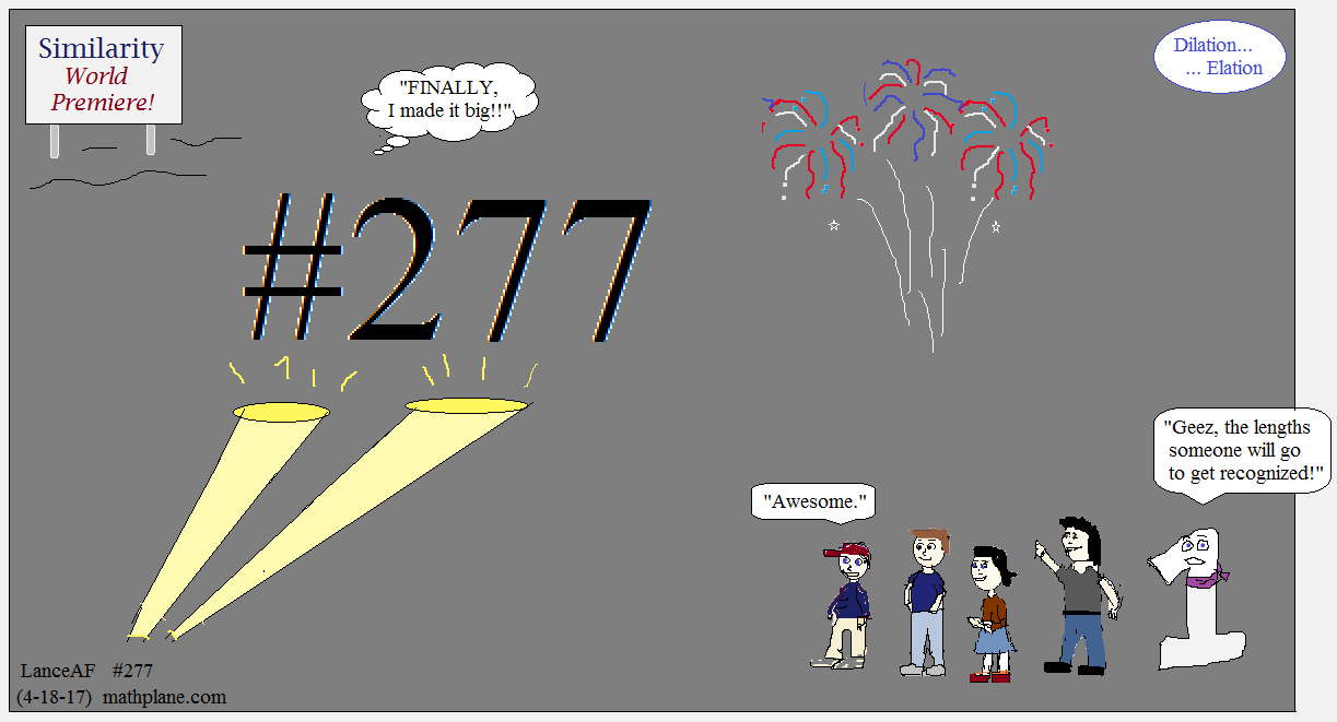 math comic 277 dilation elation