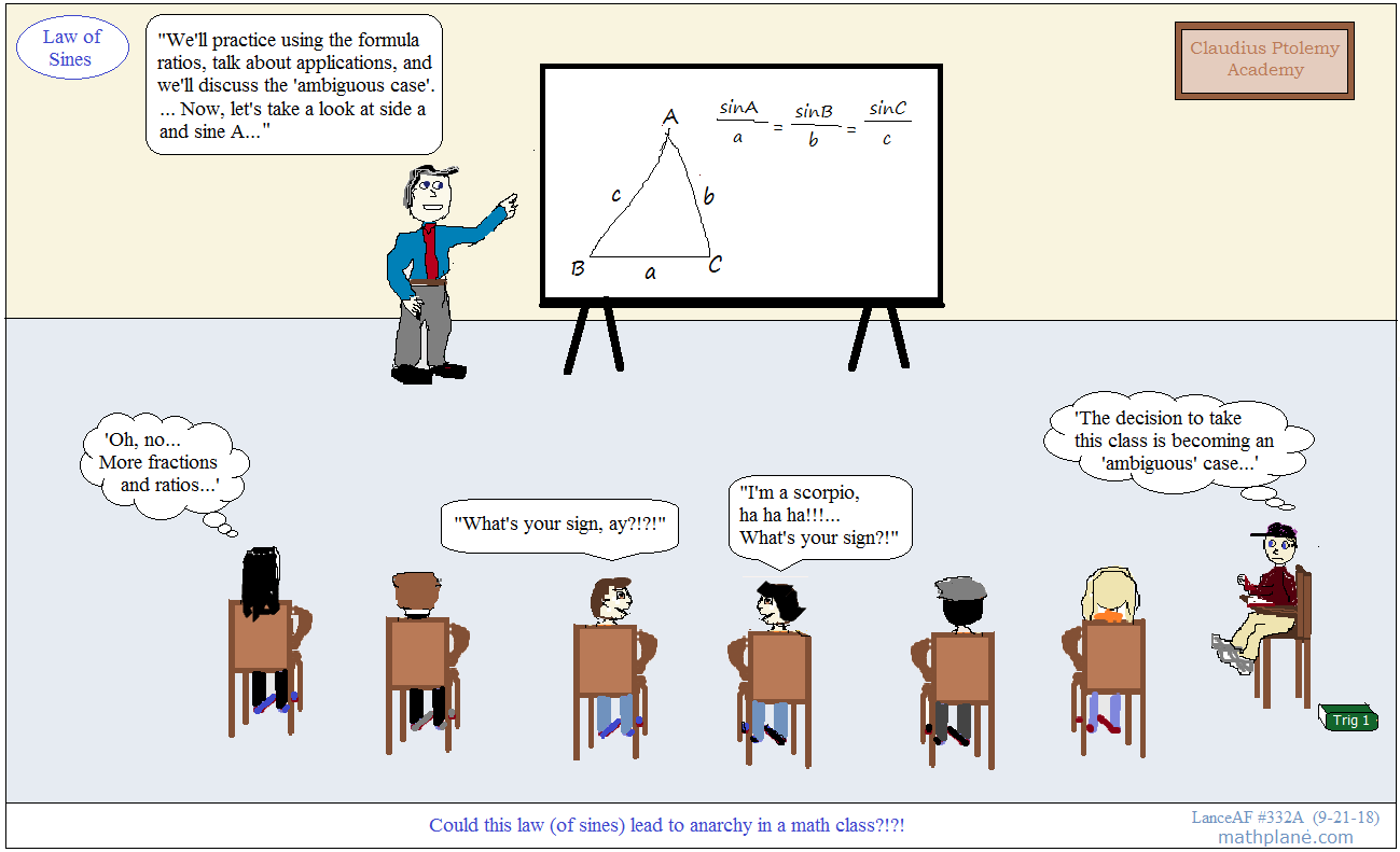 math comic 332A law of lines