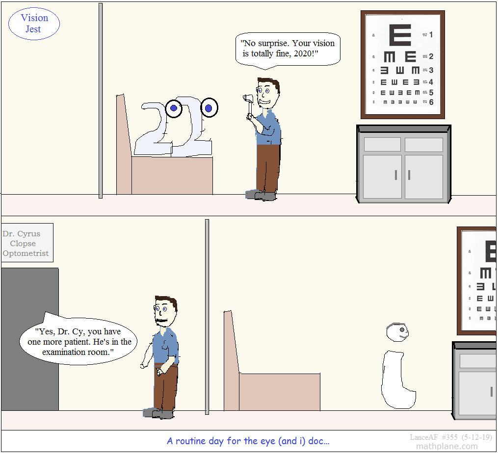 math comic 355 2020s checkup
