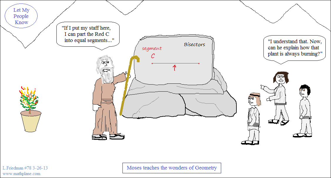 math comic 78 moses parts the red c geometry