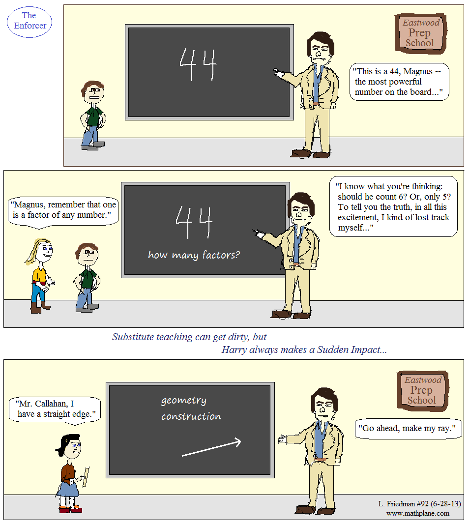 math webcomic 92 the enforcer harry callahan