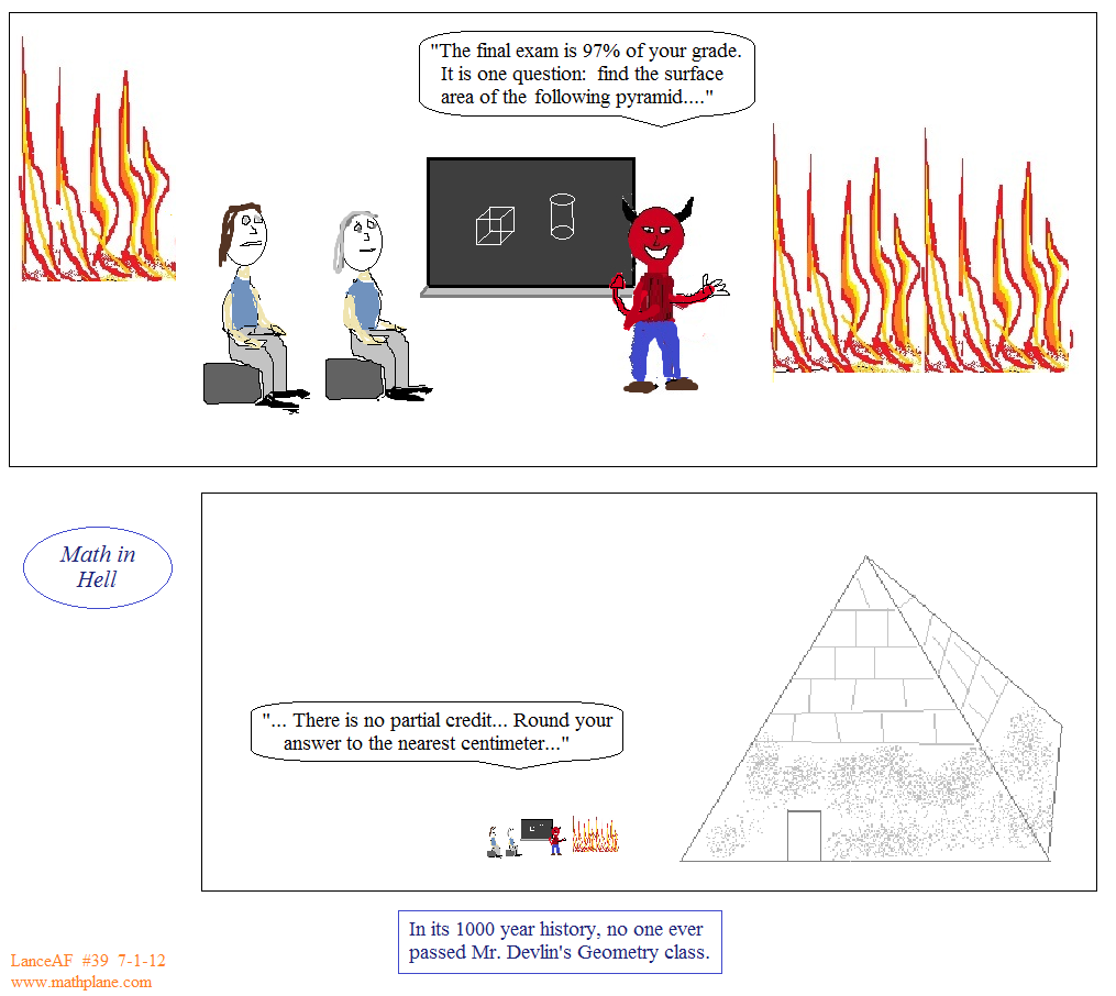 weekly math comic 39 math in hell pyramid